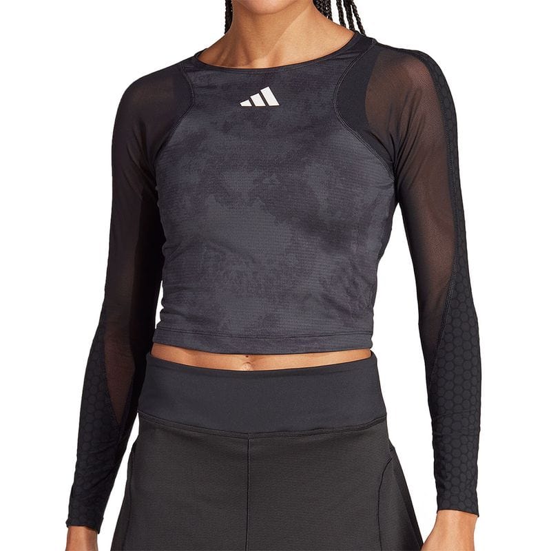 Women's Adidas Paris Freelift Long Sleeve Tennis Top