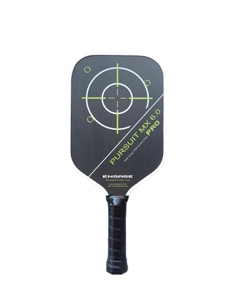 Engage Pursuit Pro MX 6.0 Raw T700 Carbon Fiber Pickleball Paddle - Image 3