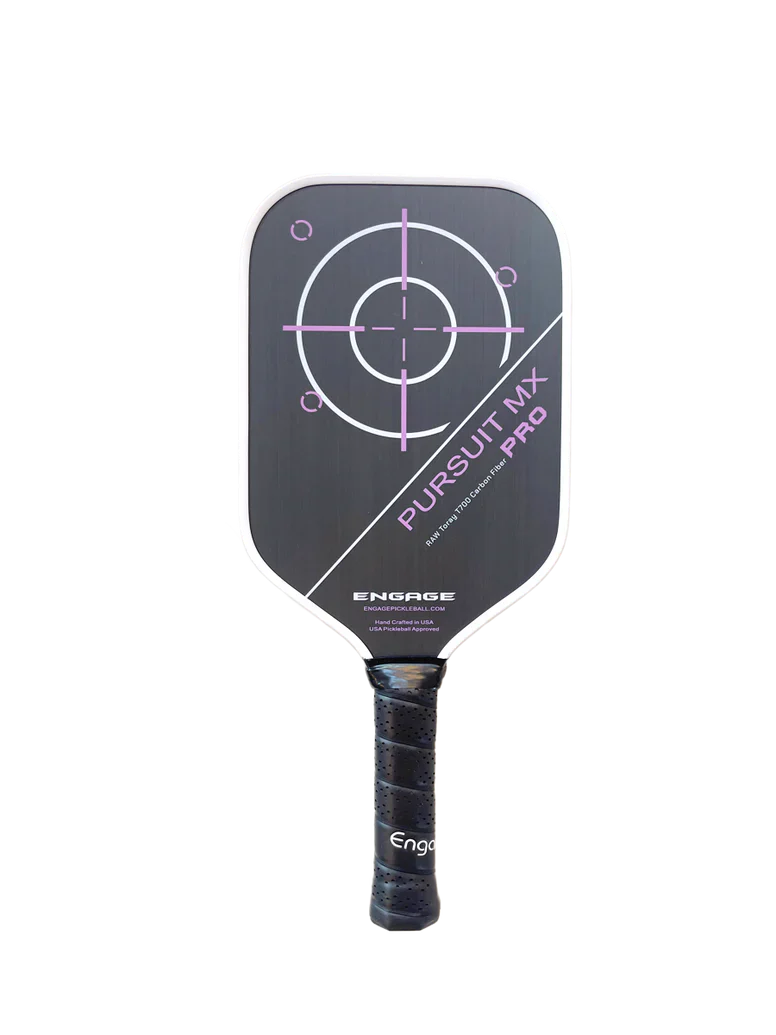 Engage Pursuit Pro MX Raw T700 Carbon Fiber Pickleball Paddle - Image 3