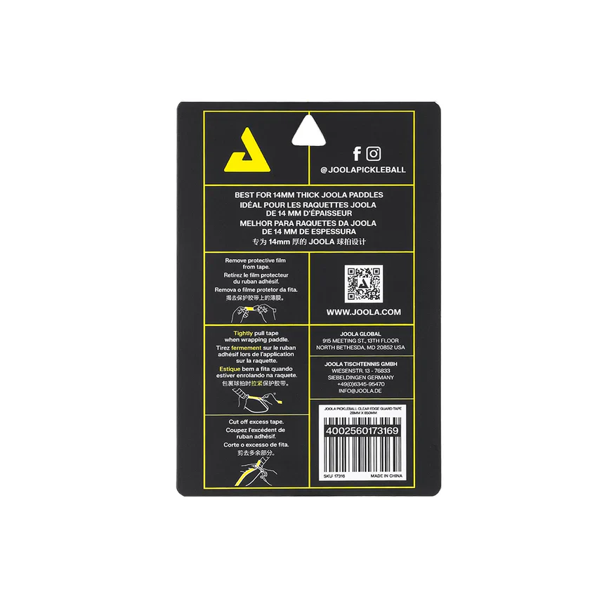 JOOLA Pickleball Clear Edge Guard Tape - Image 3