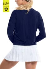 Lucky In Love Women's Tennis Long Sleeve (Semi-Fitted) - Hype L/S - Image 6