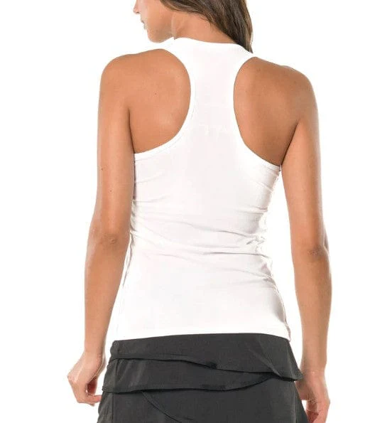 Lucky In Love Women's V-Neck Tennis Tank with Bra - Image 3