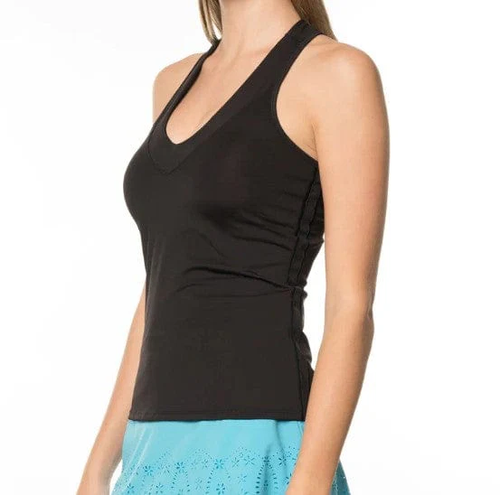 Lucky In Love Women's V-Neck Tennis Tank with Bra - Image 5