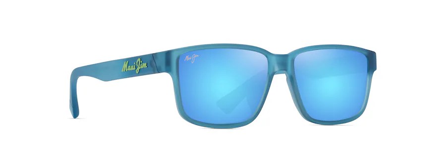 Maui Jim Kuniahi AF Sunglasses - Matte Transparent Blue