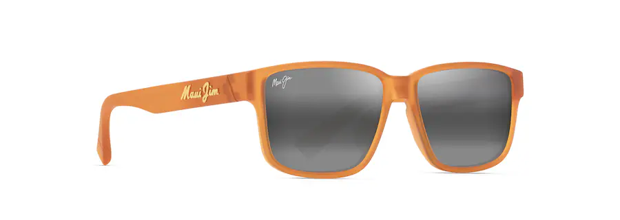 Maui Jim Kuniahi AF Sunglasses - Matte Transparent Orange