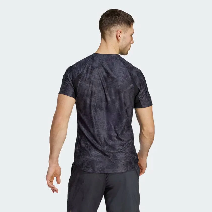 Men's Adidas Tennis Paris Heat.RDY Freelift Tee - Image 3