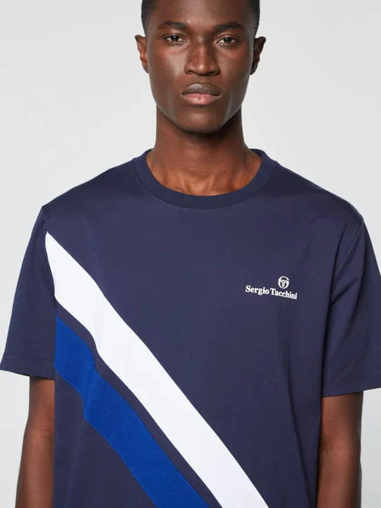 Men's Sergio Tacchini Ortica Tennis T-Shirt - Image 4