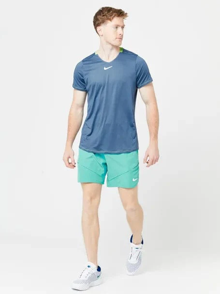Nike Men's Dri Fit Advantage Tennis Crew Shirt - Image 6