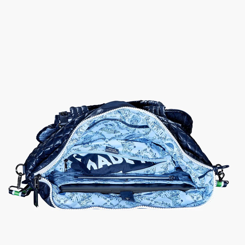 Oliver Thomas Kitchen Sink Tennis Bag - Navy - Image 5