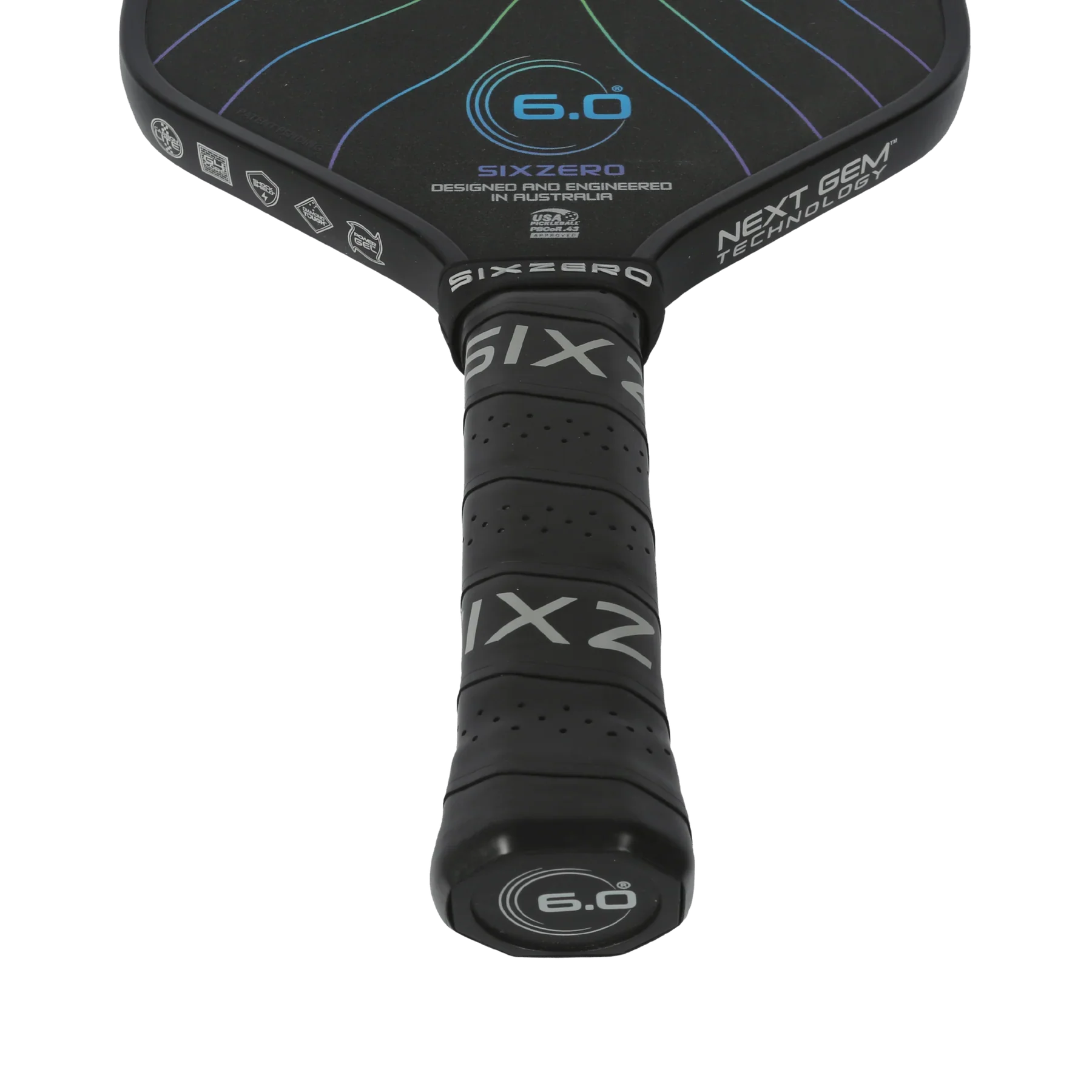 Six.Zero Black Opal 14mm Pickleball Paddle - Image 4