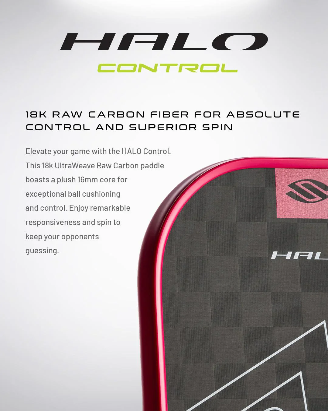 SLK Halo Control XL Pickleball Paddle - Image 4