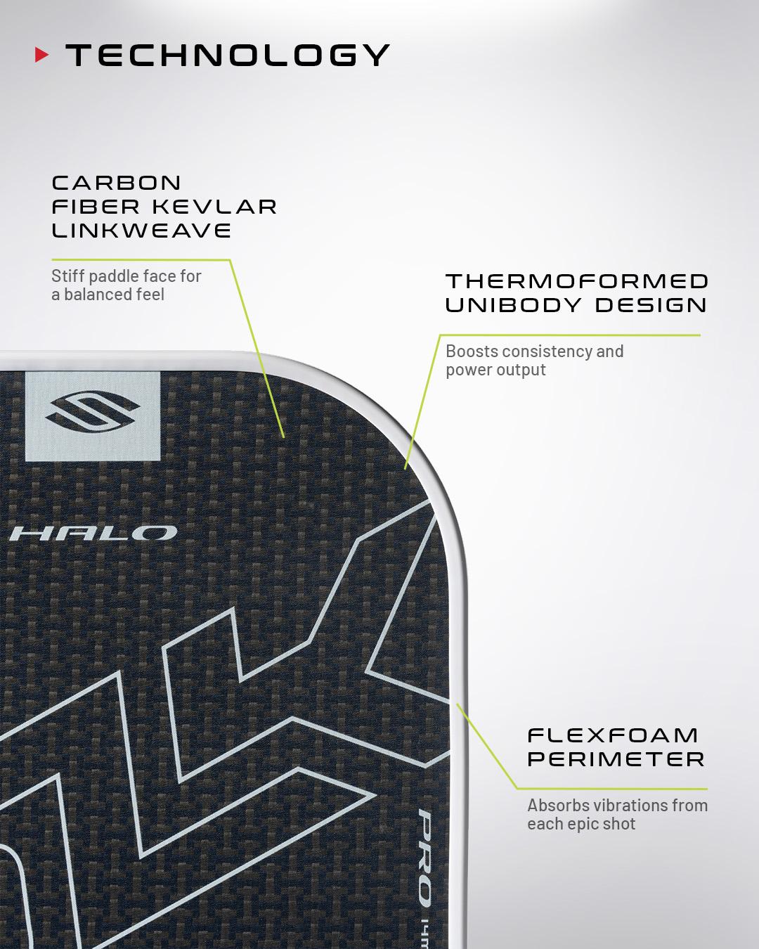 SLK Halo Pro XL Pickleball Paddle - Image 5