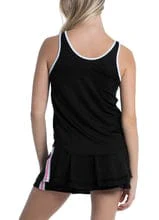 Women's Lucky In Love Easy Breezy Tennis Tank - Image 3