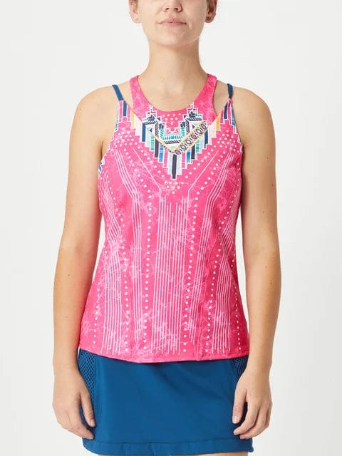 Women's Lucky in Love Pretty in Pink Bralette Tank