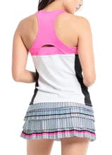 Women's Lucky In Love Scuba High Neck Tennis Tank - Image 3