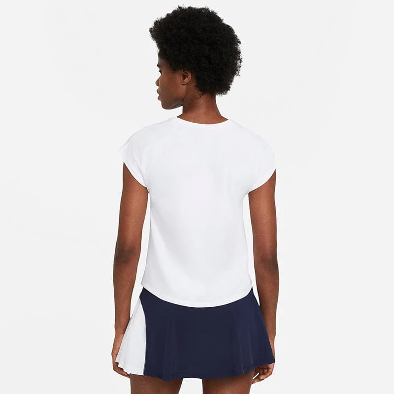 Women's Nike Court Victory Short-Sleeve Tennis Top - Image 2